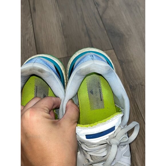 Stella McCartney AdidasWhite Tennis Shoes Boost Sole Size 7.5 - Picture 5 of 9